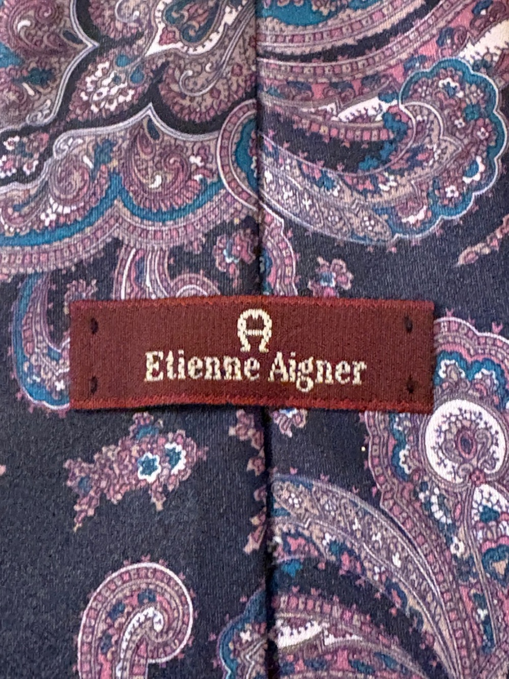 Vintage Etienne Aigner Paisley Necktie